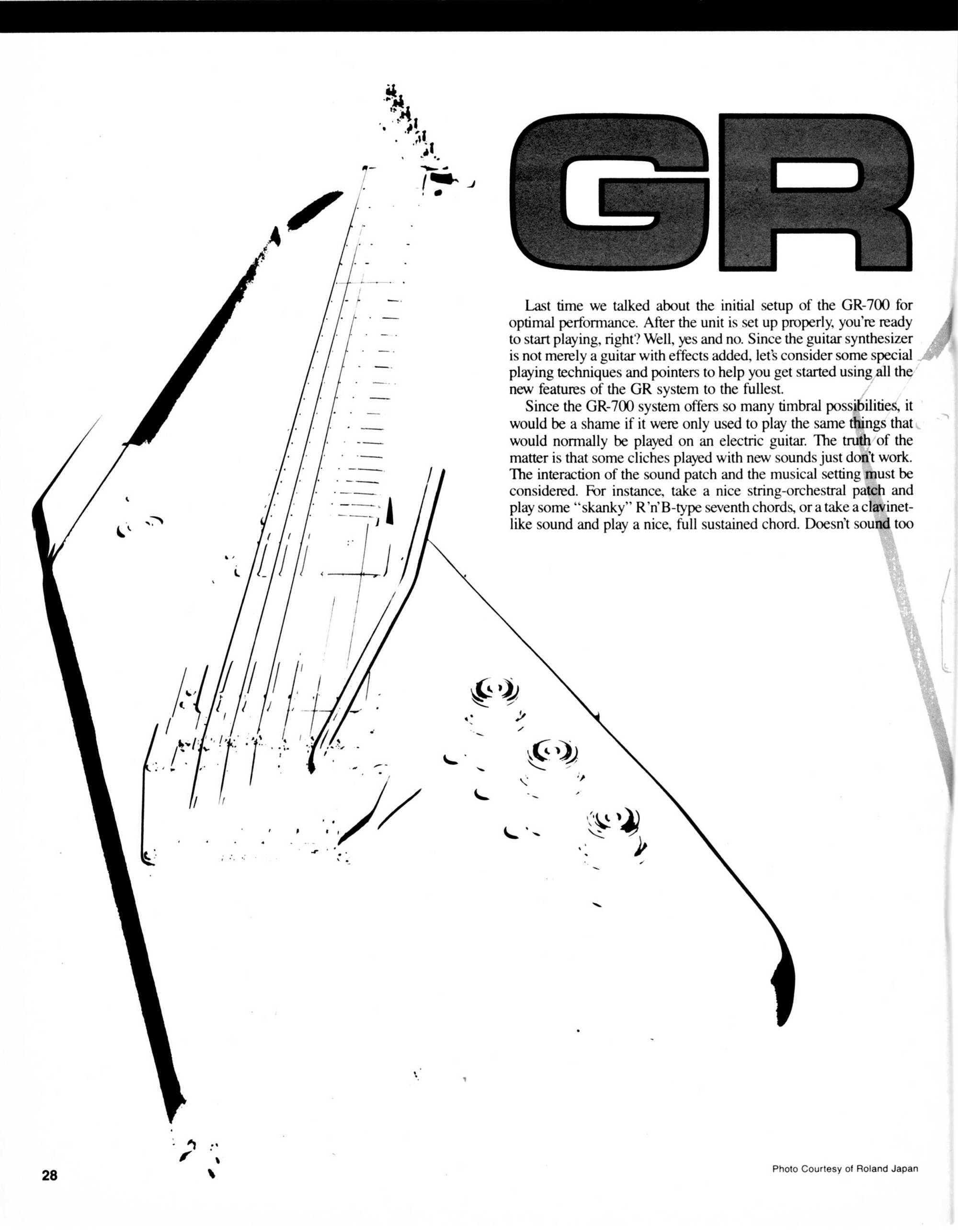 Roland gr700 scan