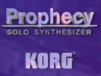 Korg Prophecy Product Overview