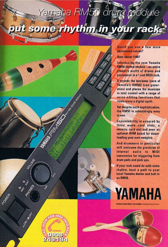 Yamaha Rm50 Sample Pack - Free Download | Polynominal.com